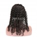 Human Hair Deep Wave Transparent Full Lace Wigs