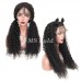 Human Hair Deep Wave Transparent Full Lace Wigs