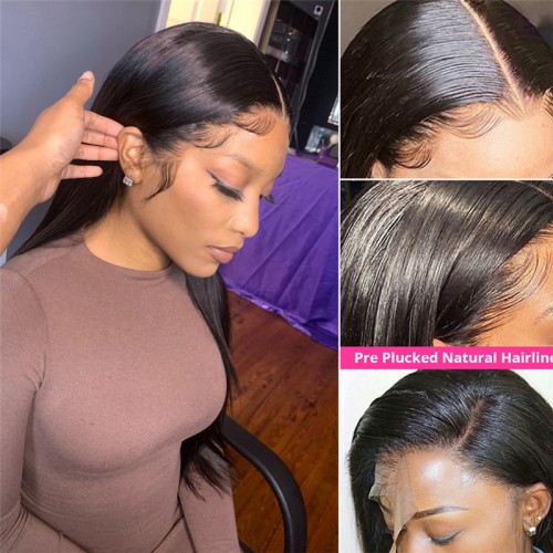 HD Lace 13x4 Straight Human Hair Lace Front Wigs（Full Frontal） | Human Hair Wig | Lace Front