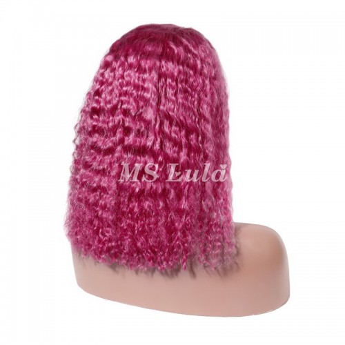 Cherry Curly BOB Lace Front Wig | Human Hair Wig | Lace Front