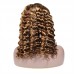 Piano Color Highlight #4/27 Deep Wave 13x4 BOB  Lace Front Wig