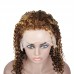 Piano Color Highlight #4/27 Jerry Curl 13x4 BOB  Lace Front Wig