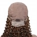 Piano Color Highlight #4/27 Jerry Curl 13x4 BOB  Lace Front Wig