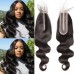 Virgin Human Hair Double Drawn 2x6 Transparent Lace  Closure