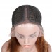 #4/27 Highlight Color Kinky Straight T Part BOB Wig