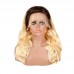 Black Root #613 Color 13x4 Transparent Lace Front Wigs Body Wave