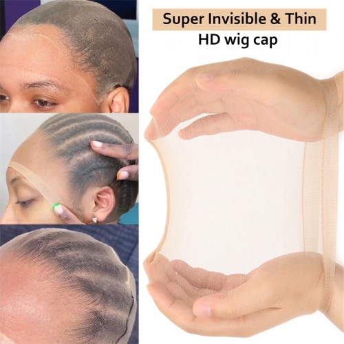 Ms Lula HD Wig Cap 12/24/36Packs Invisible Thin Wig Caps For Wigs | Human Hair Wig | Lace Front