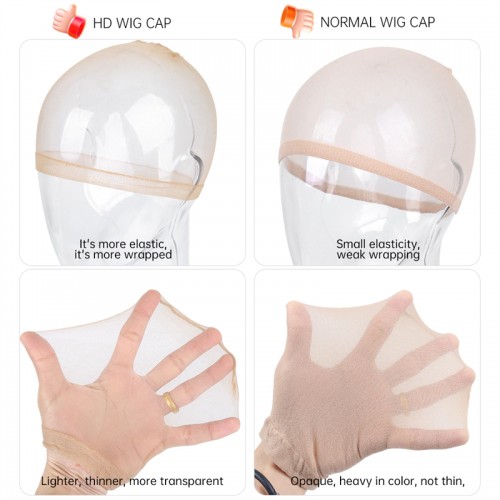 Ms Lula HD Wig Cap 12/24/36Packs Invisible Thin Wig Caps For Wigs | Human Hair Wig | Lace Front