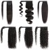 100% Virgin Remy Human Hair Wrap Around Ponytail Extensions