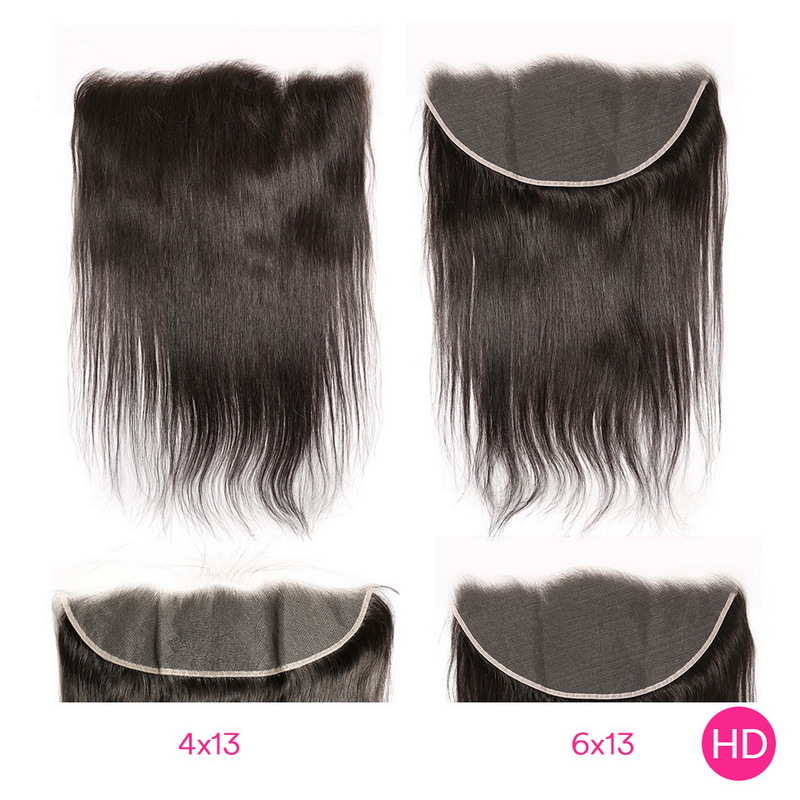 Virgin Human Hair Straight 13x4 13x6 HD Lace Frontal