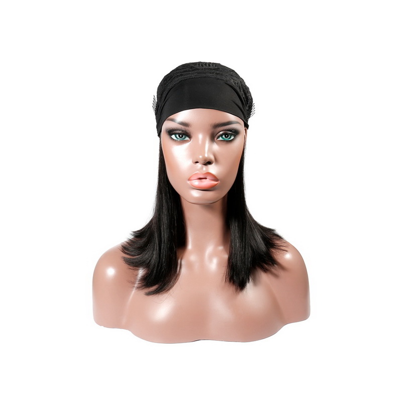 Headband Wig Human Hair Straight Wig