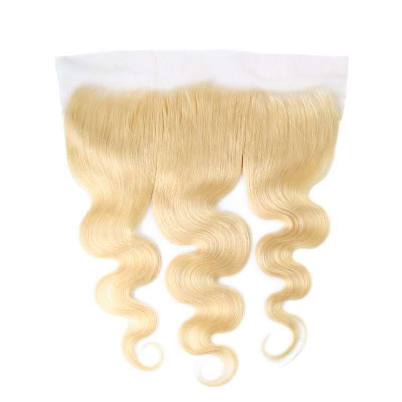 13X4 13X6 #613 Virgin Hair Body Wave Lace Frontal