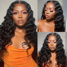 Flash Sale Deep Wave 4x4 Lace Closure Wig 180% Density