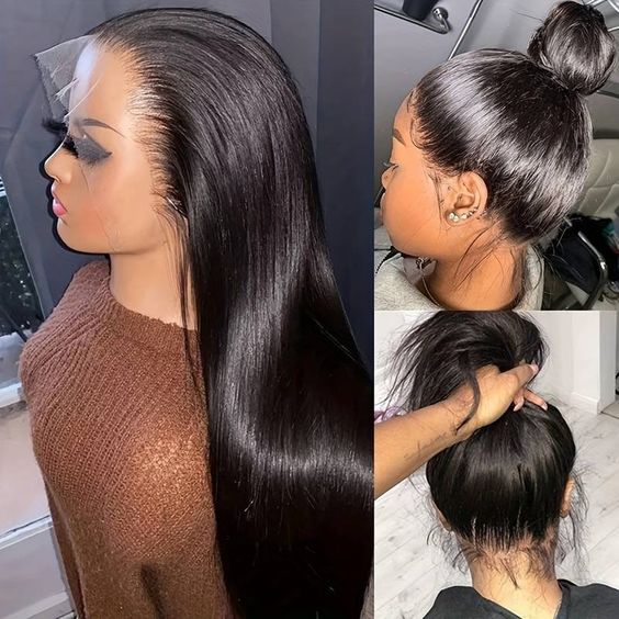 High Quality Virgin Human Hair HD Lace 360 Lace Front Wigs For Black Women 