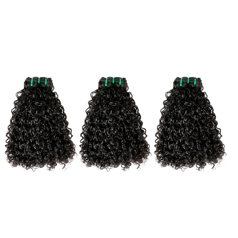 Curly (Pissy A) Virgin Human Hair Double Drawn Bundles