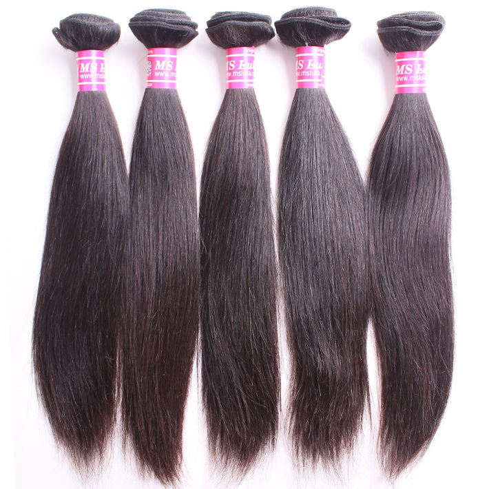 Virgin Hair Bundles Natural Straight 5pcs