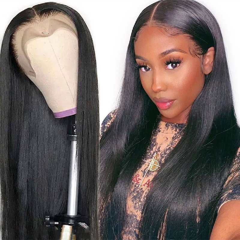 HD Lace 13x4 Straight Human Hair Lace Front Wigs（Full Frontal）