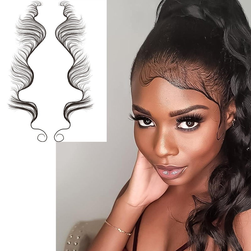 Baby Hair Tattoo Stickers Waterproof Tattoo Edges Baby Hair